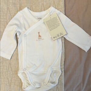 White Baby One Piece - Sophie La Giraffe x HM
